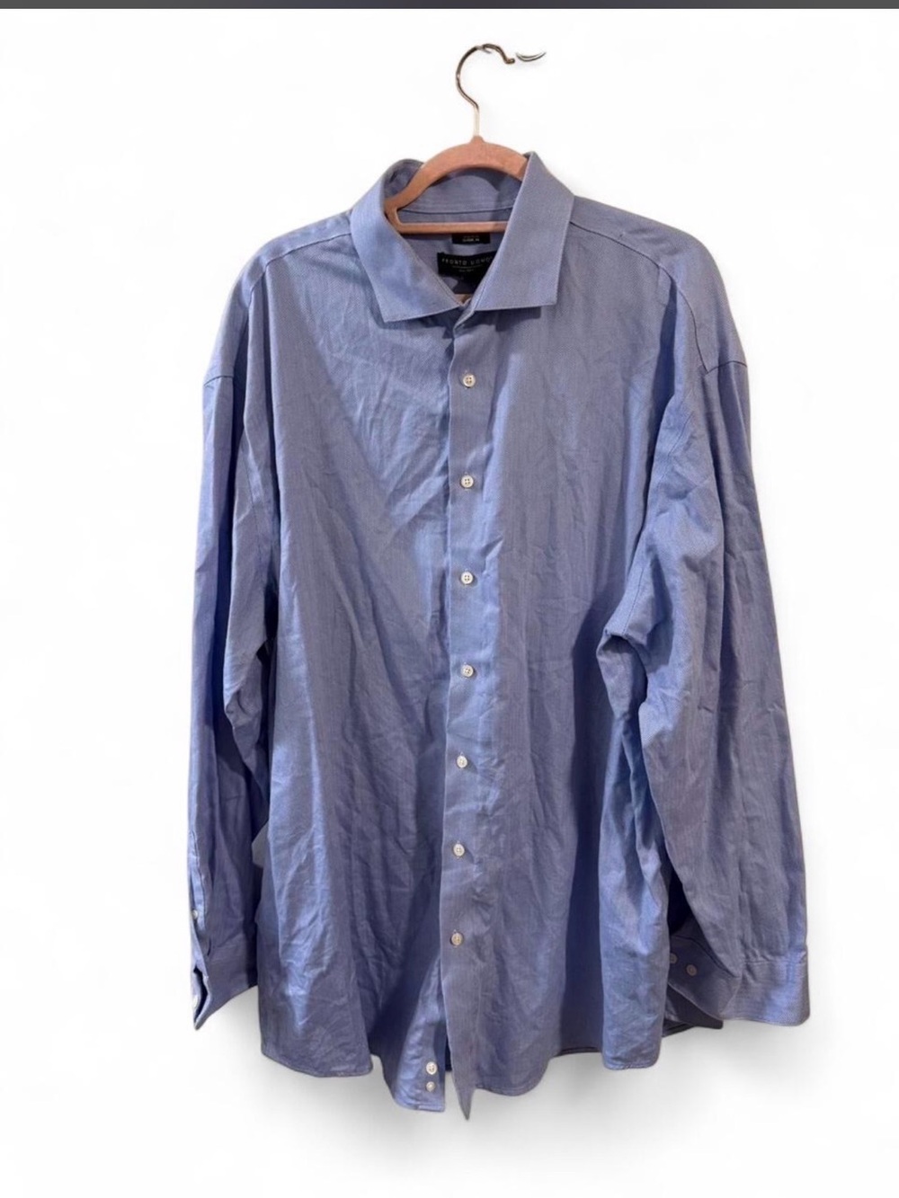Pronto Uomo Men's Light Blue Long-Sleeve Dress Shirt